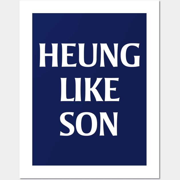 Heung Like Son 2 - Navy Wall Art by KFig21